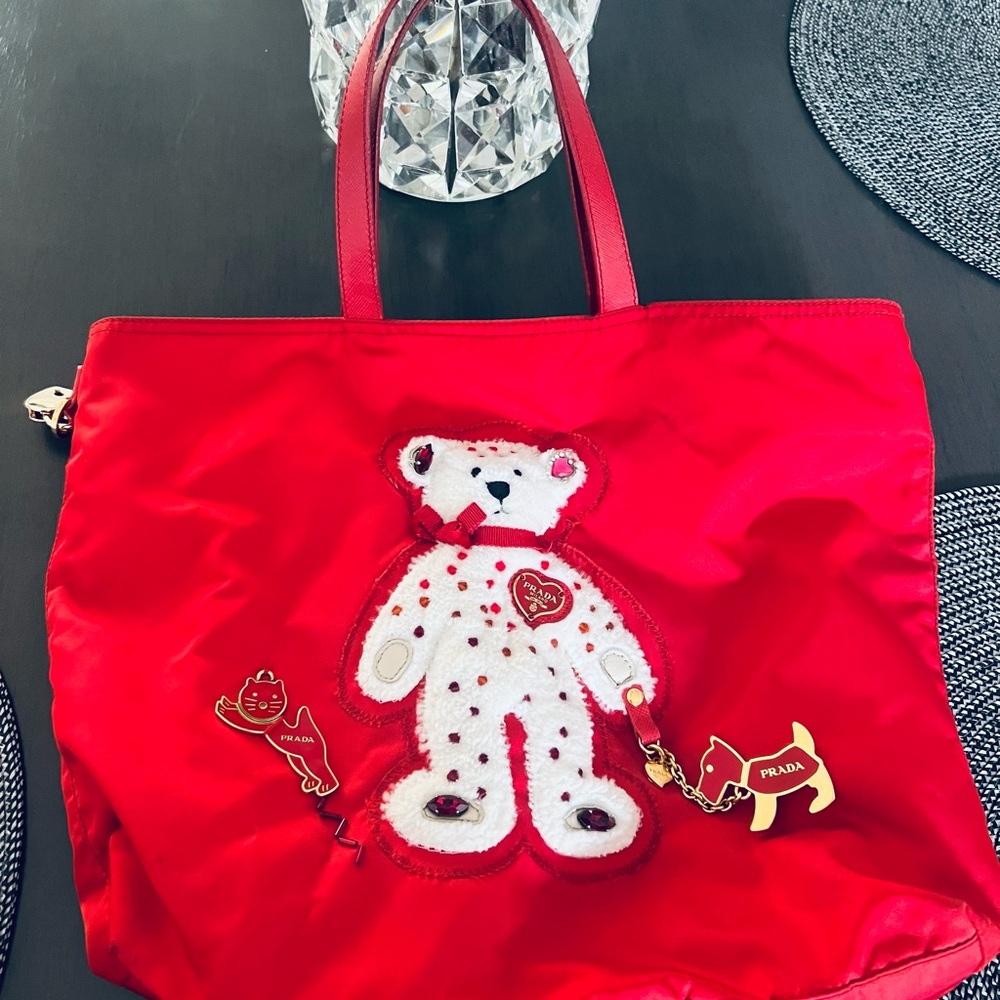 Prada tote bag limited edition.